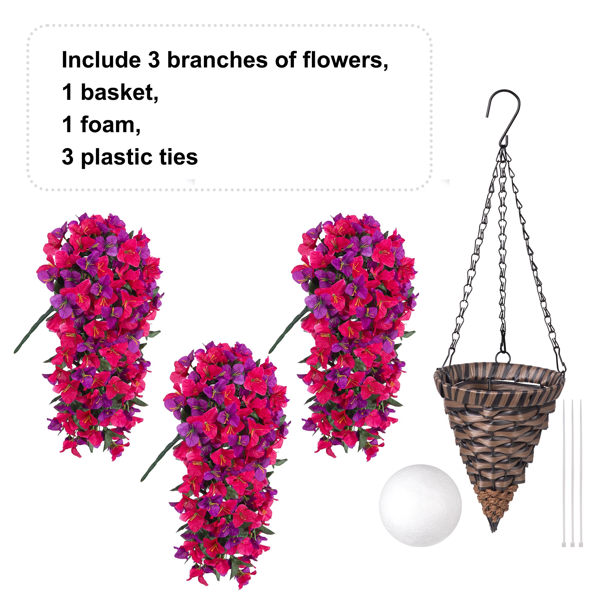 Ivydale bougainvillea beside doorway for scale and attractive entryway decoration