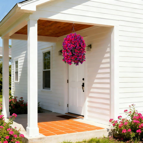 Ivydale bougainvillea side profile focusing on long vines and natural cascading effect