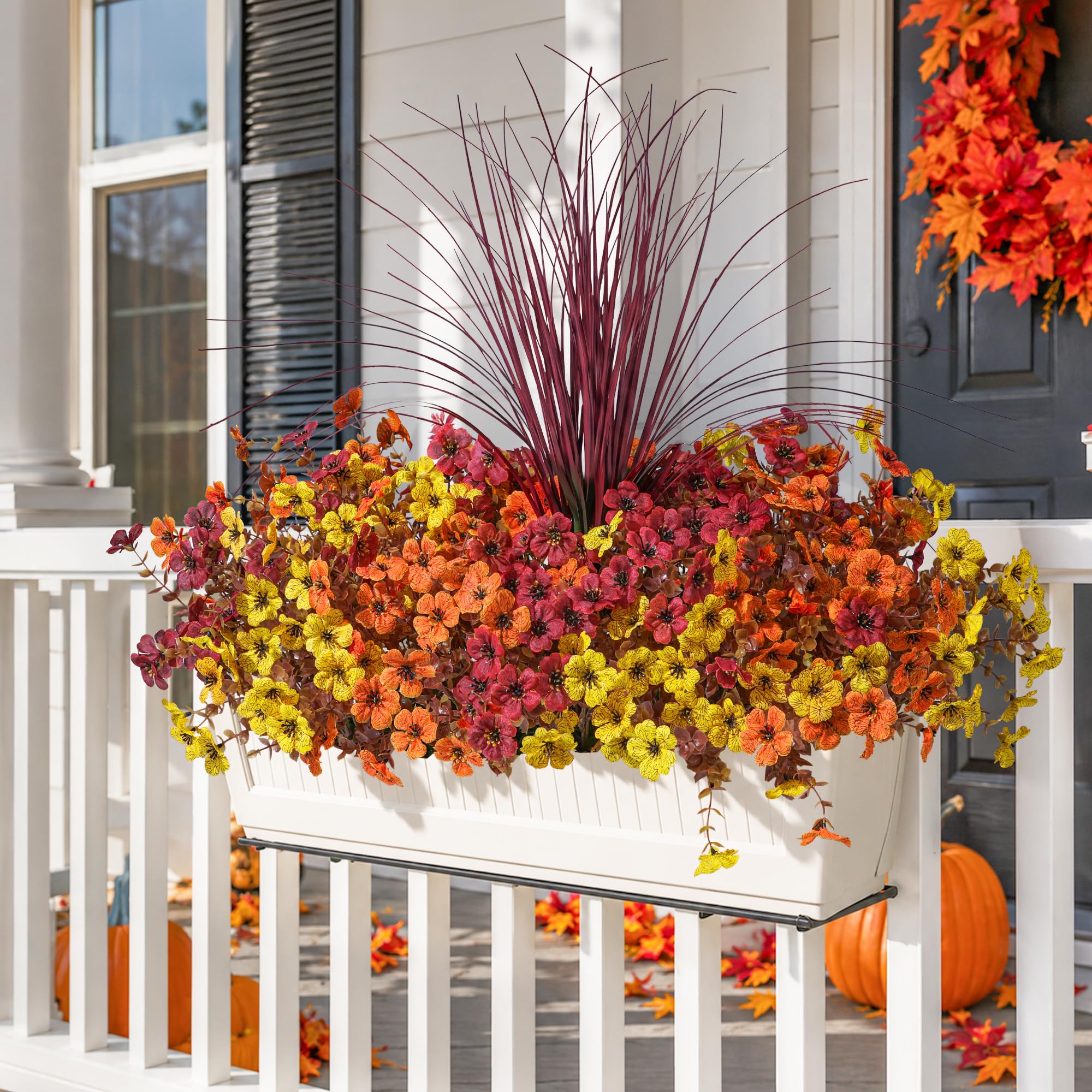 Ivydale styled tabletop centerpiece showing low-maintenance seasonal benefit