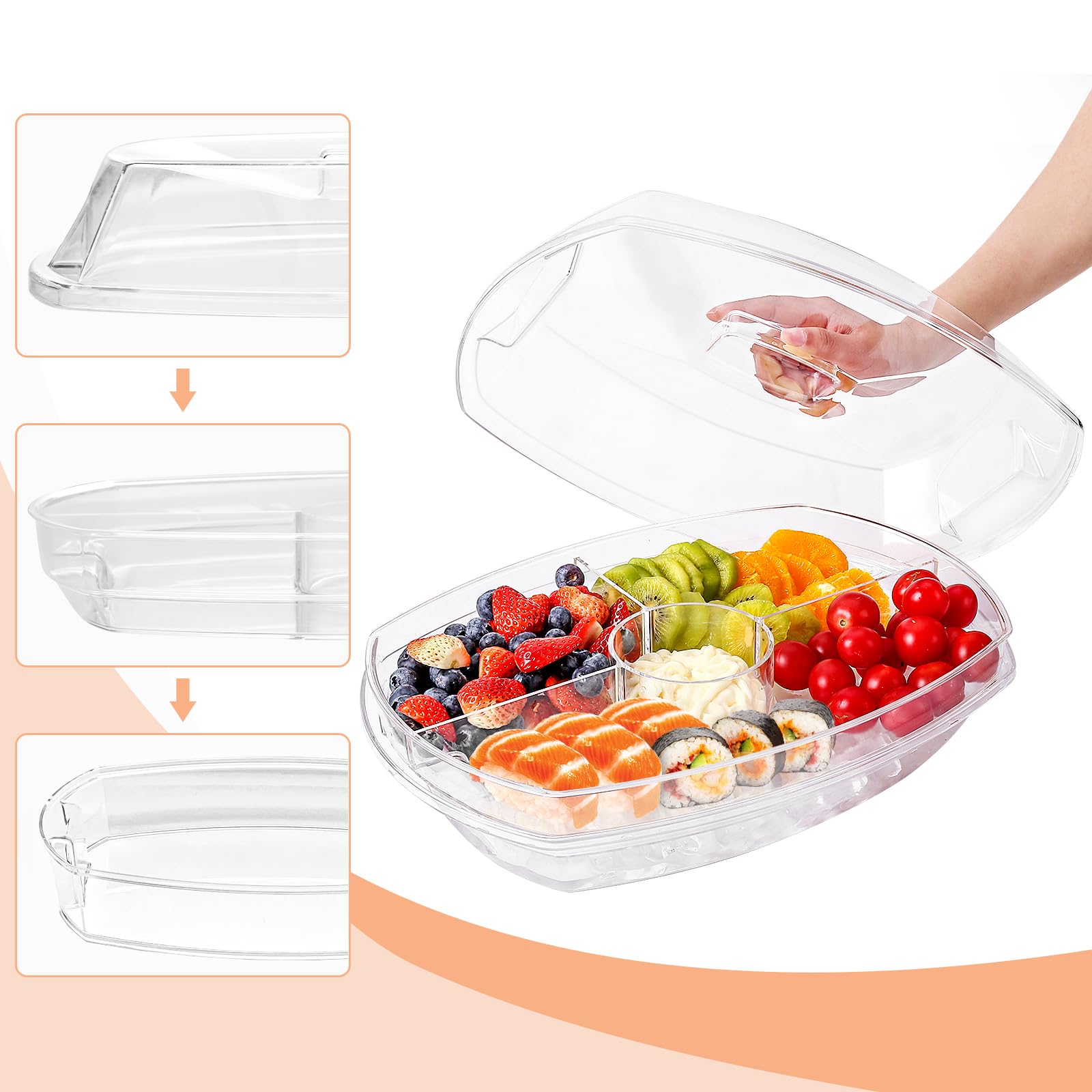 IVYHOME removable compartment shown being refilled for faster service