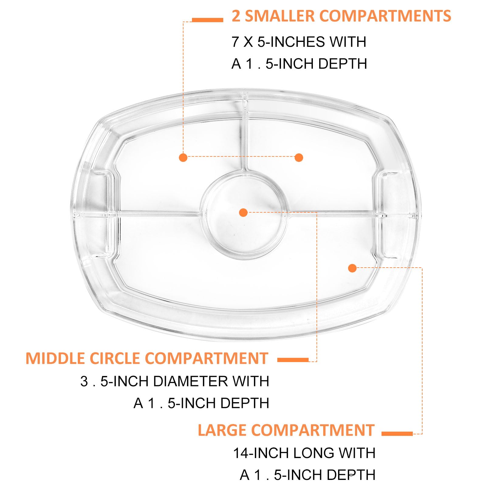 IVYHOME tray held in hand to show compact scale and portability