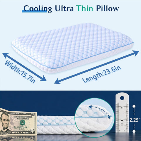 Iwacool memory foam close-up with ventilation holes for cooler sleep