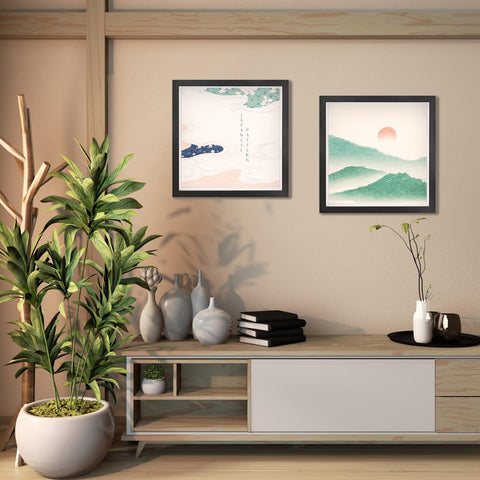 IWOLOMI hand holding frame to show compact size and easy placement