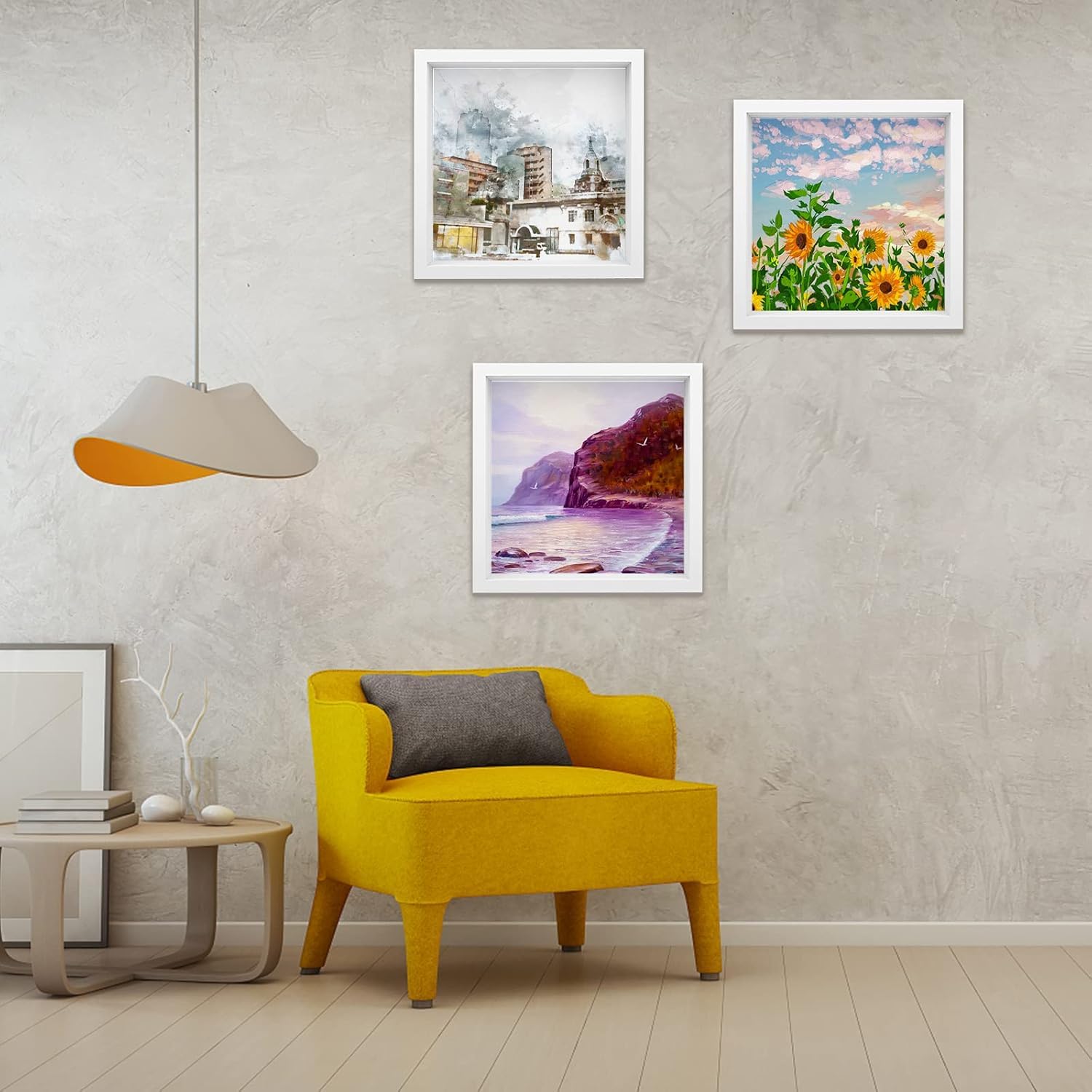 IWOLOMI easel-back tabletop setup demonstrating versatile display benefit