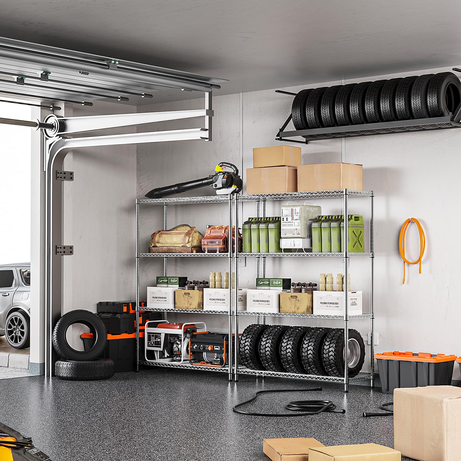 IZEUK closeup of shelf height adjustment showing tool-free reconfiguration benefit
