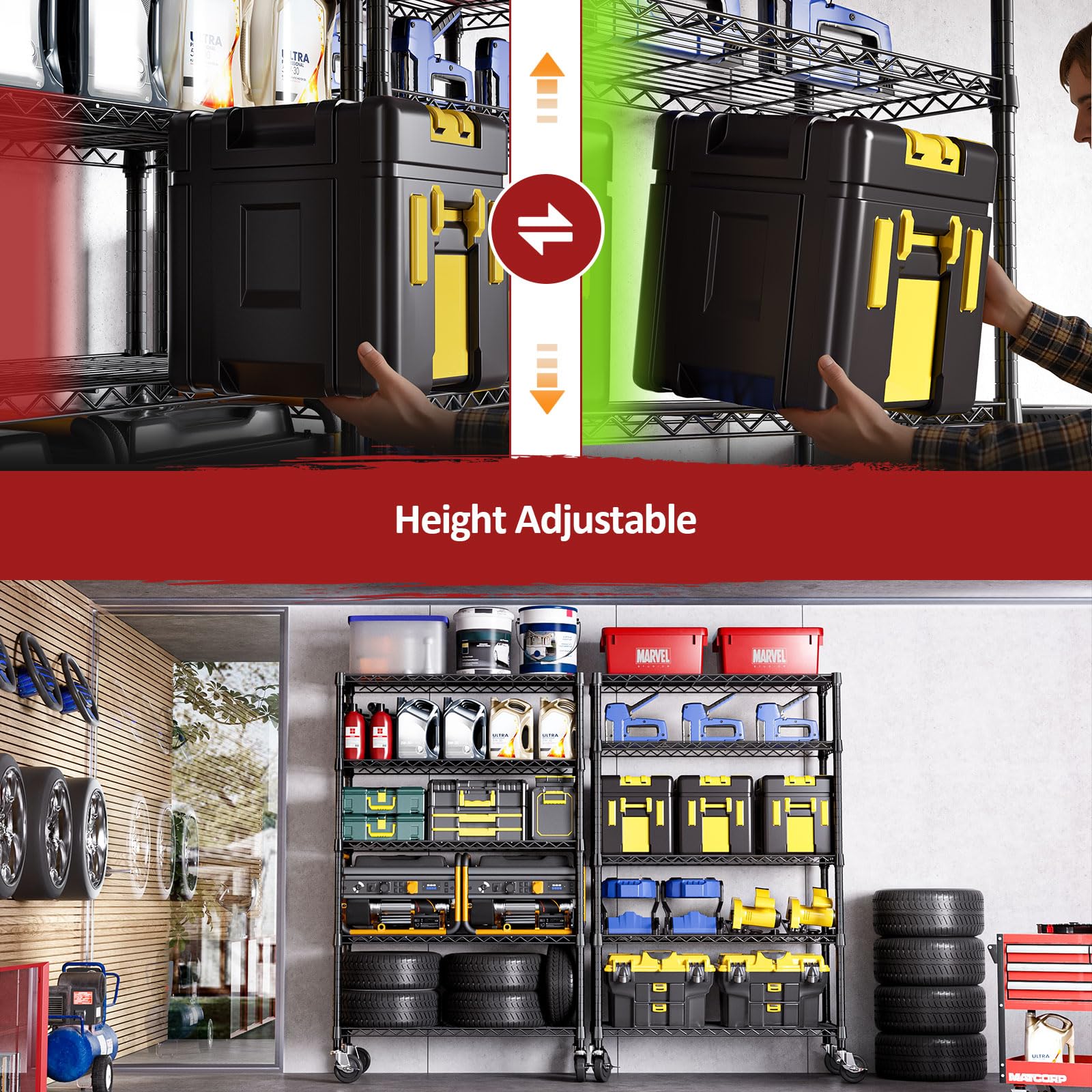 IZEUK size and scale with person illustrating compact footprint and capacity benefit