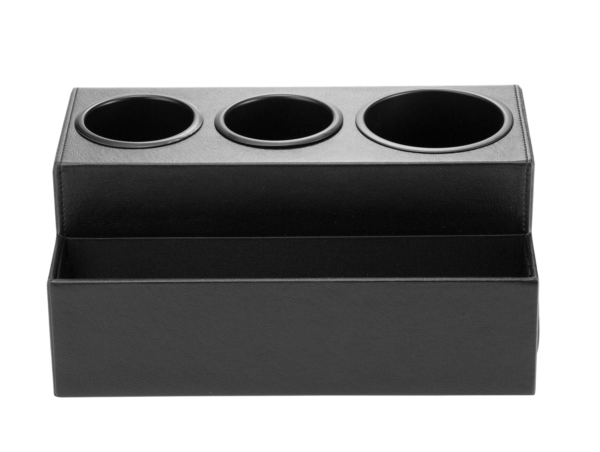 J JACKCUBE DESIGN front tray filled with clips and lipstick for easy reach