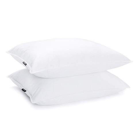 JA COMFORTS front packaging showing two white pillows offering plush comfort