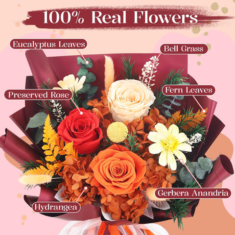 jabeick side view of full bouquet showcasing mixed blooms and refined handcrafted design