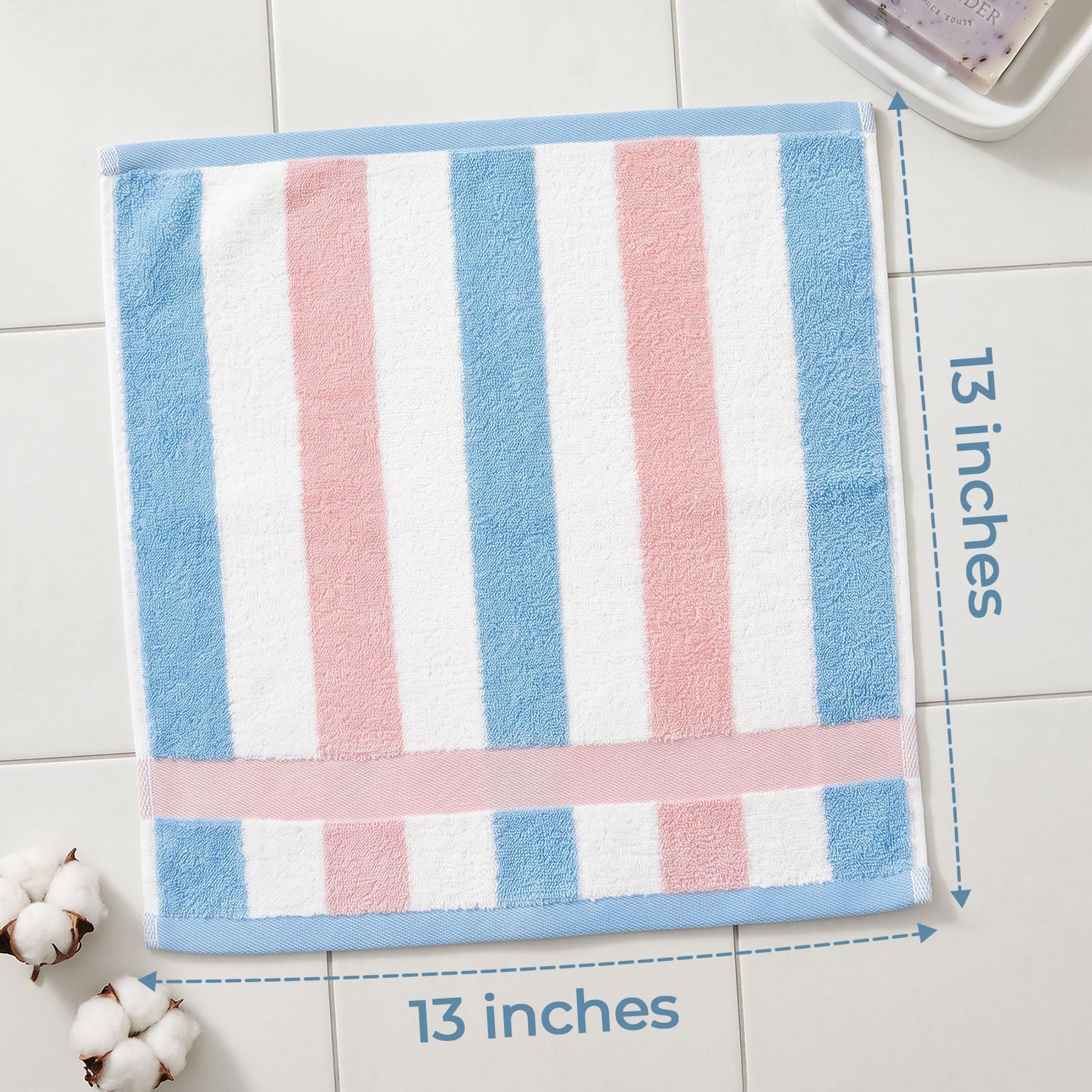 Jacquotha size comparison with hand demonstrating compact 13x13-inch portability