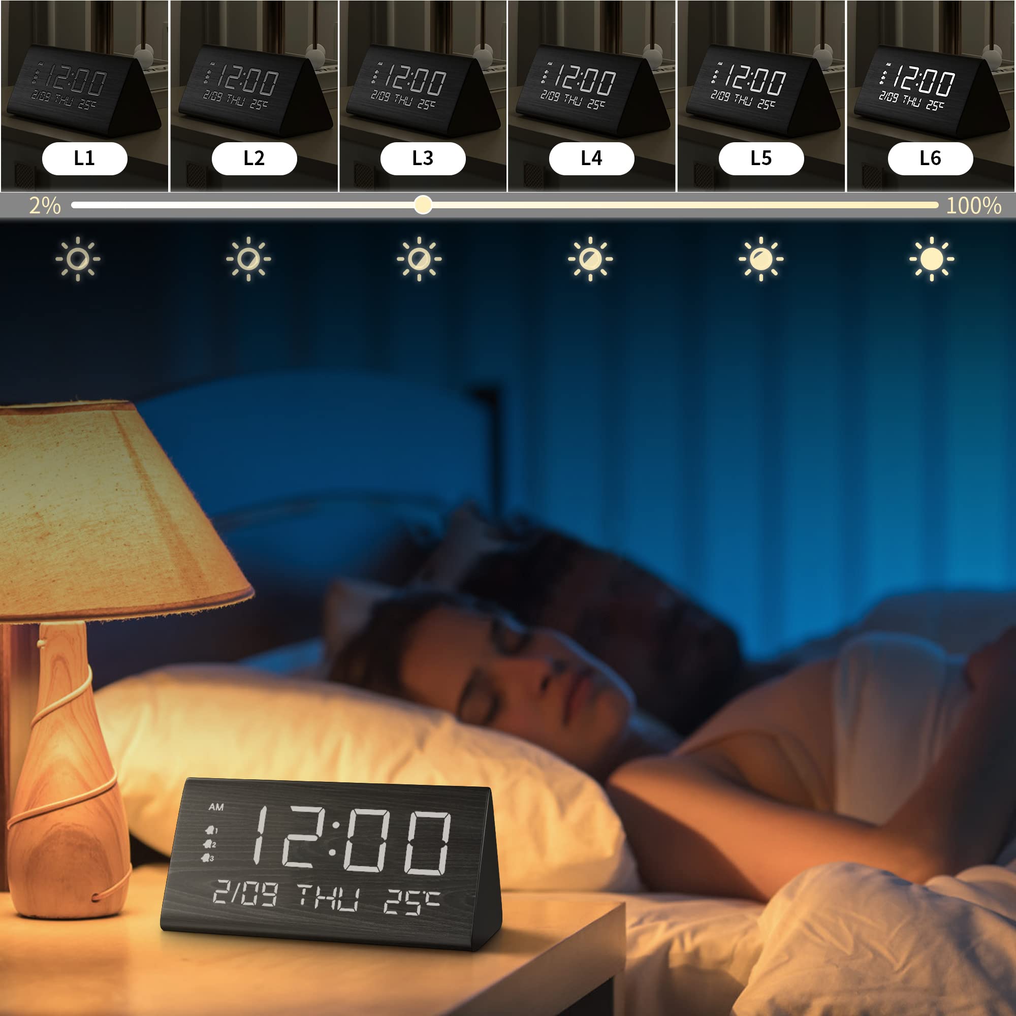JALL top view of alarm buttons, simple controls for easy setup