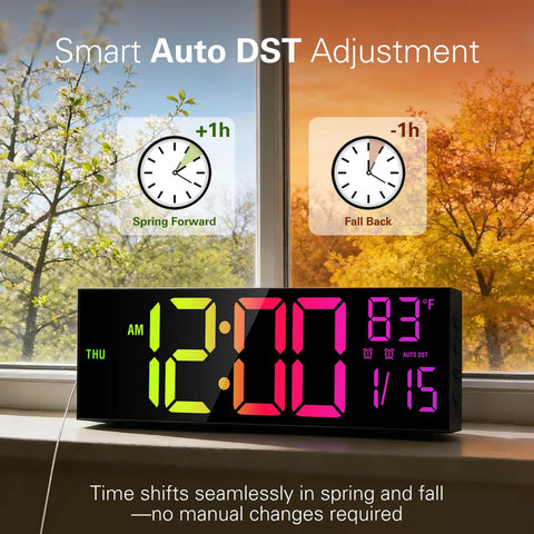 JALL RGB color modes displayed to match decor and boost visibility