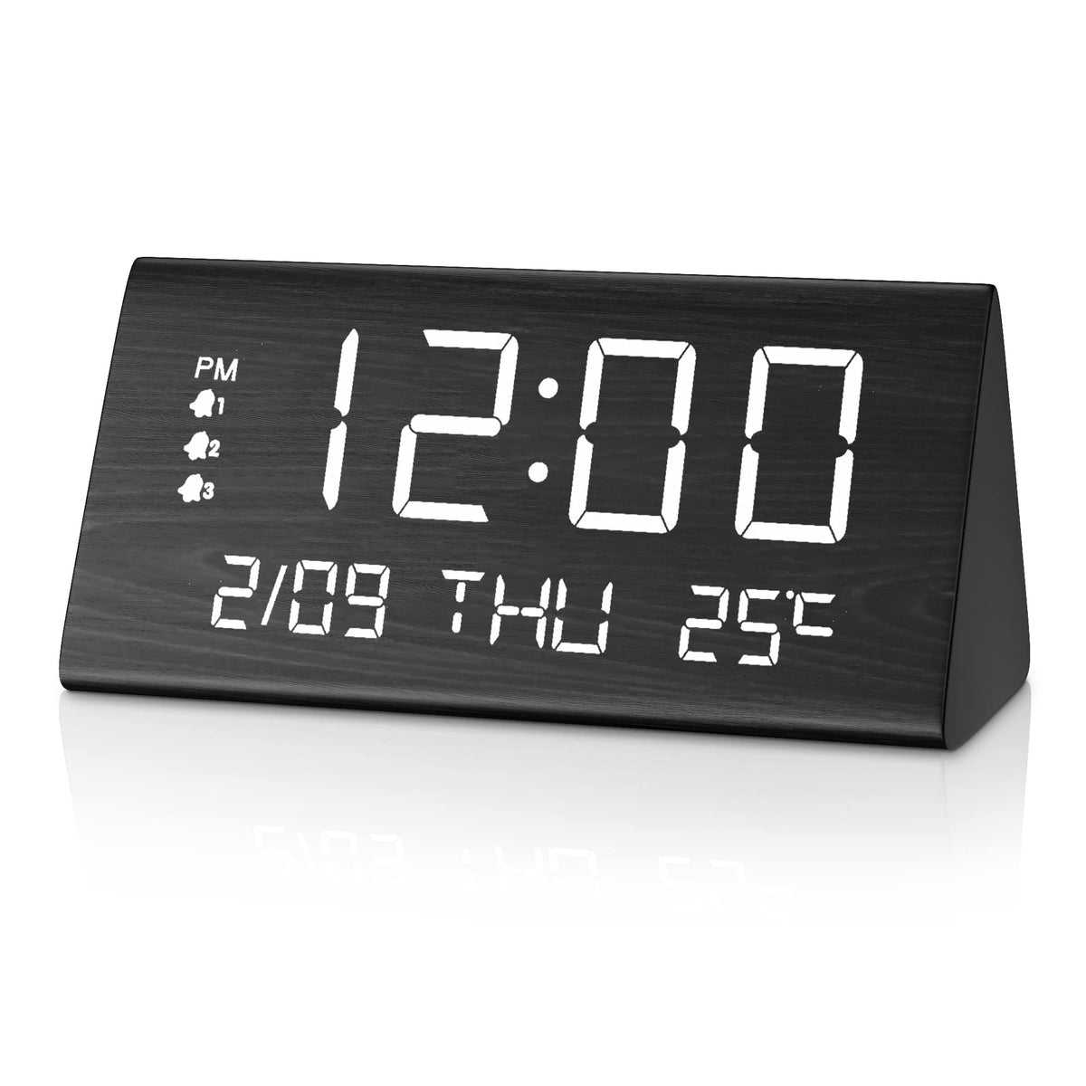 JALL front display showing time and day, quick readable bedside info