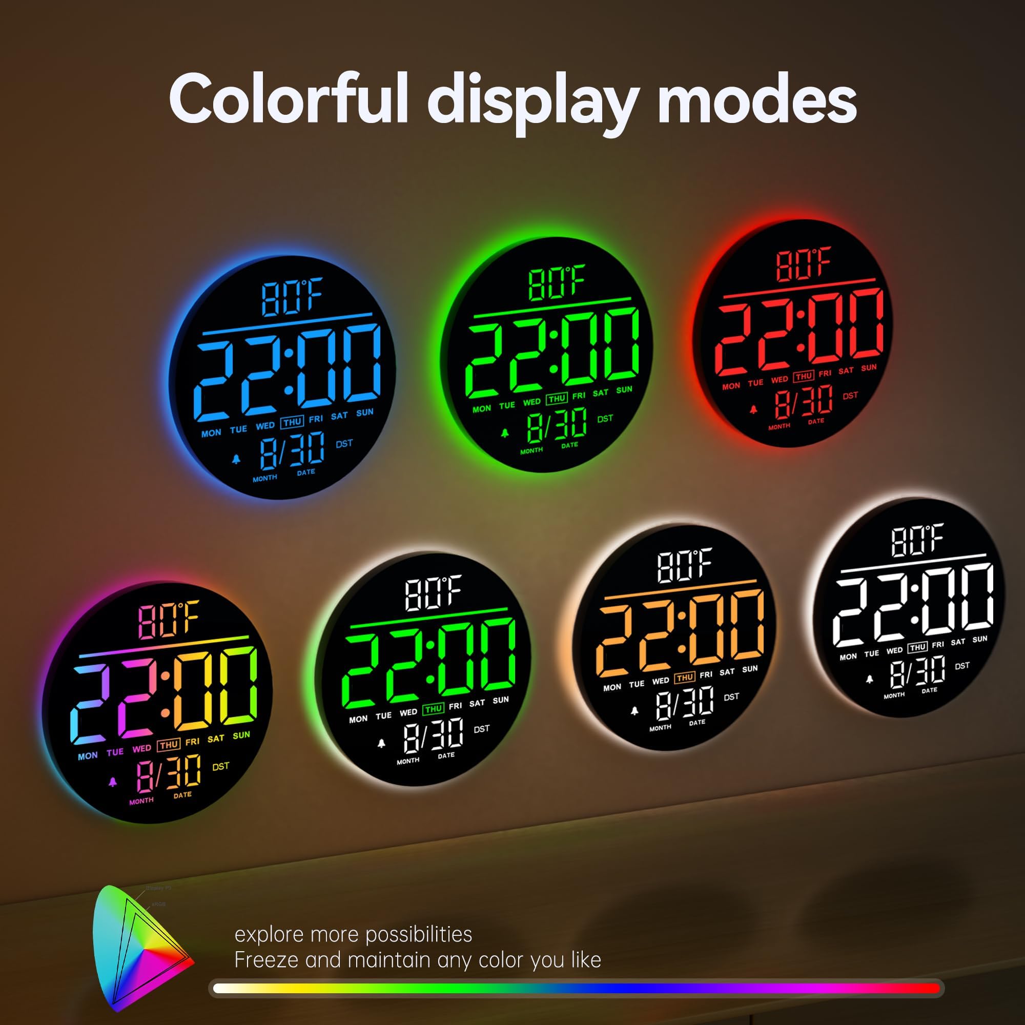 JALL gym wall timer view aiding workouts with visible countdown benefit