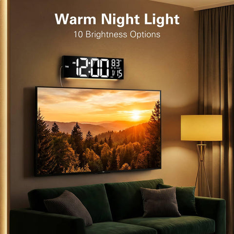 JALL nightlight dim mode in bedroom offering soft, non-intrusive glow