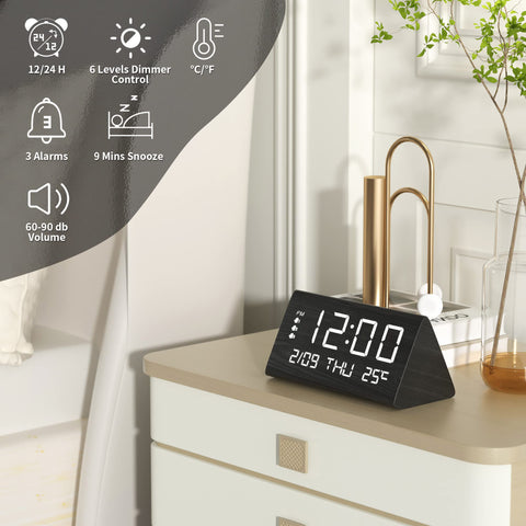 JALL side profile with wood grain finish, adds warm décor feel