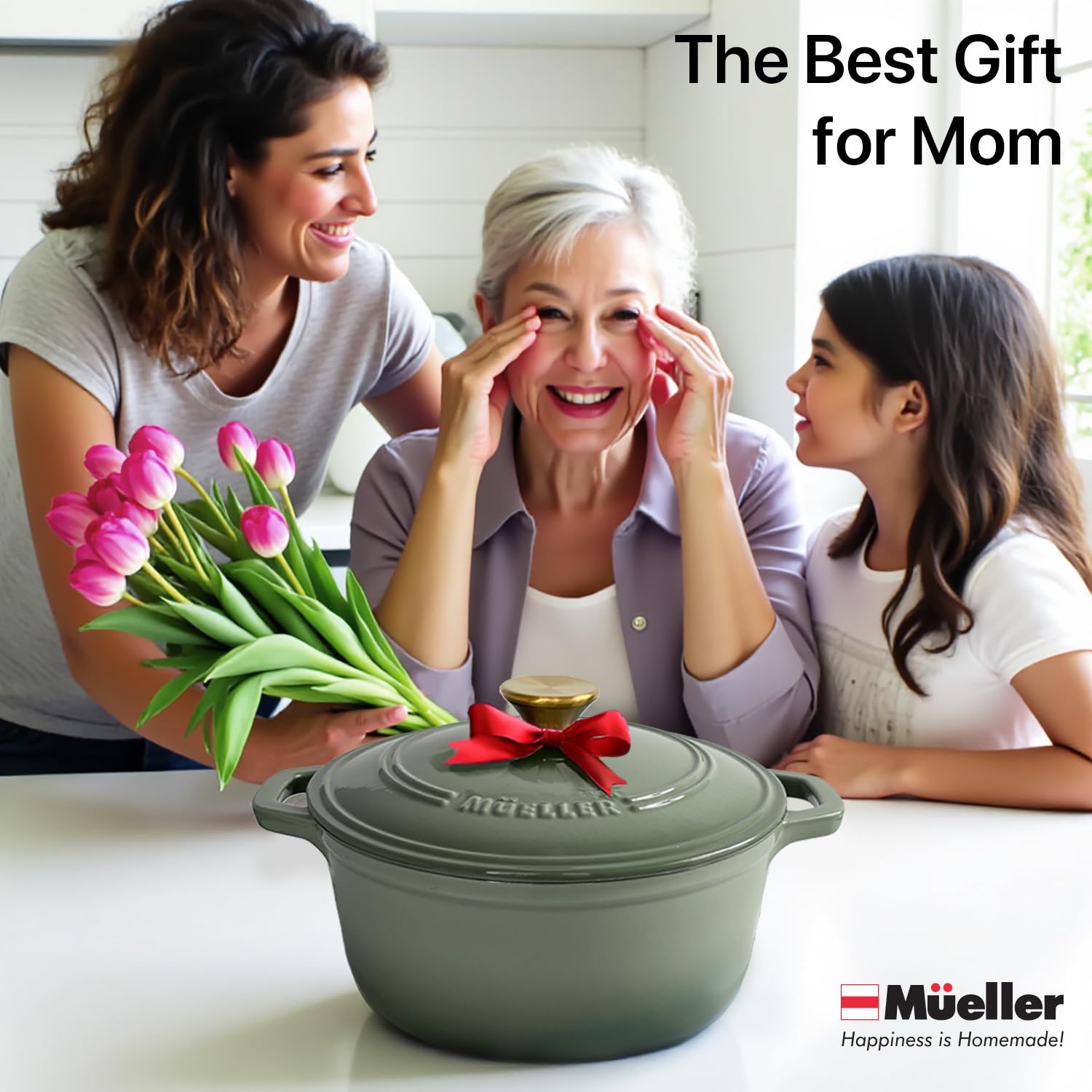 JANSKA MUELLER next-to-measuring-cup to show 6-quart capacity for family meals