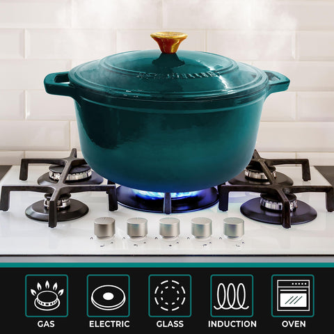 JANSKA wide ergonomic handles held with mitts, offers secure lifting with full pot