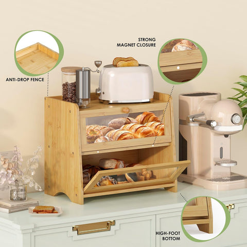 JANSNIMEN flat top fence used for jars and mugs providing extra counter space
