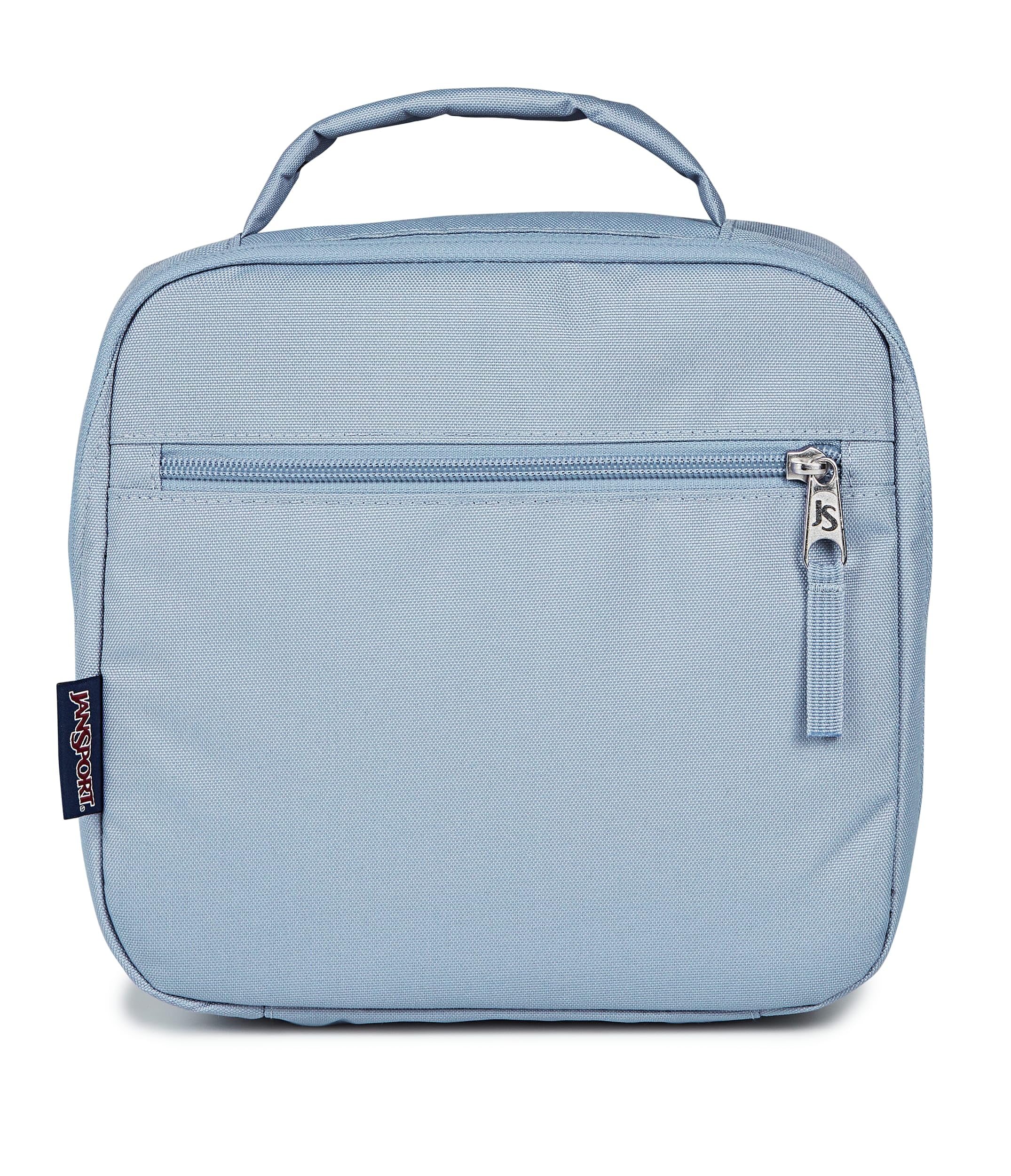 JanSport Lunch Break front view showing compact cooler and sleek profile benefit portability