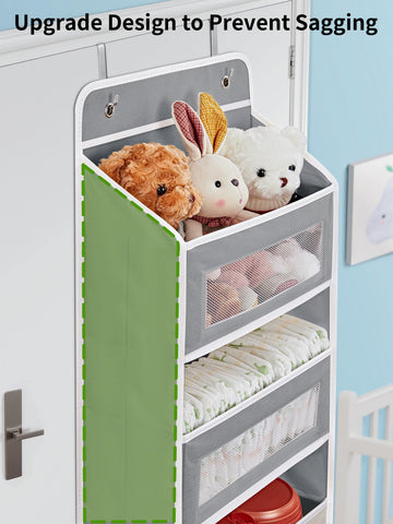JARLINK hanging in a child's bedroom holding stuffed animals for tidy floors
