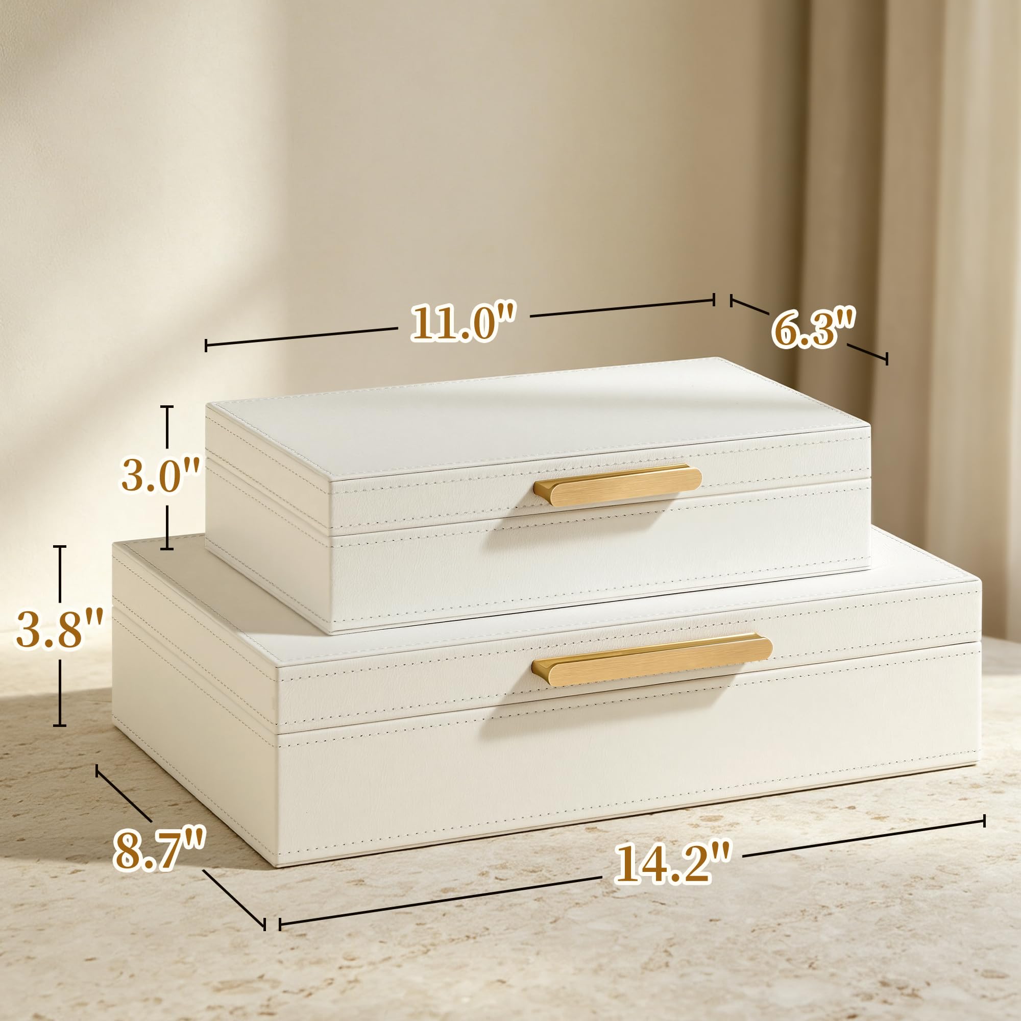 JARLINK open boxes displaying velvet lining that protects delicate items