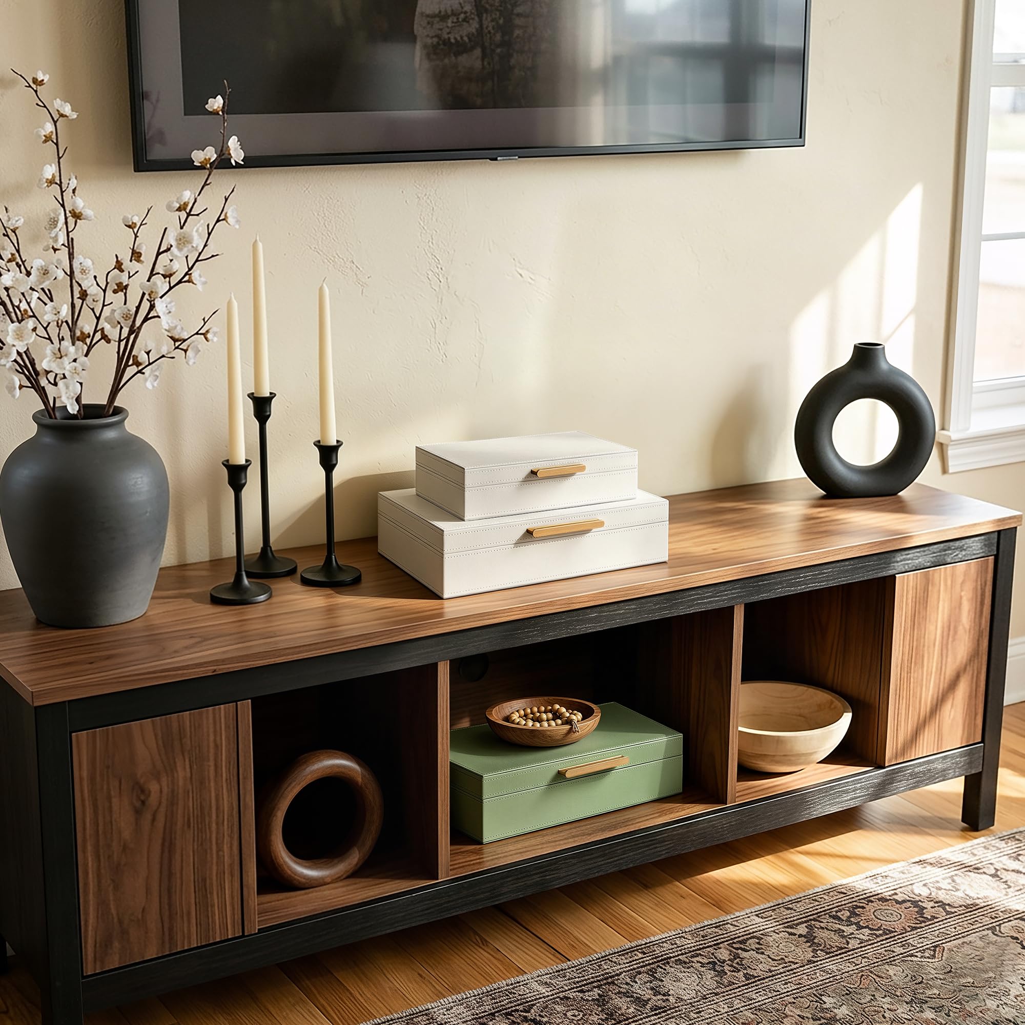 JARLINK small and large boxes side by side for versatile storage options