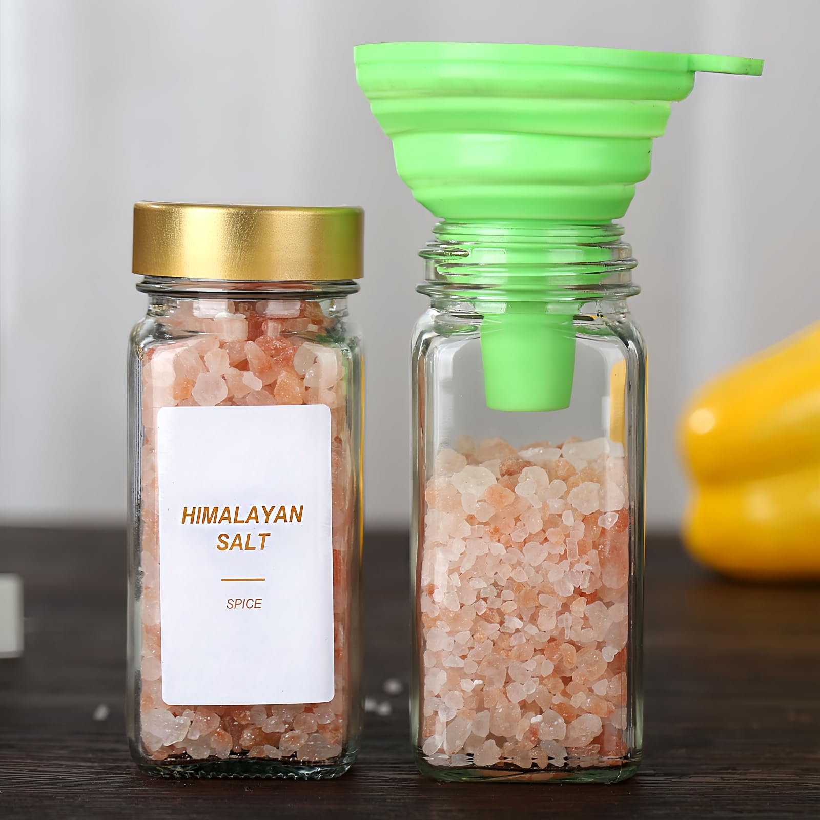 JARXSUN lifestyle kitchen counter with jars on display, adds polished décor benefit