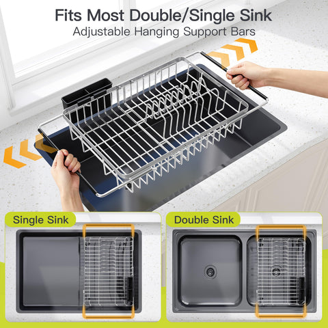 JASIWAY rack installed in compact kitchen demonstrating clutter reduction