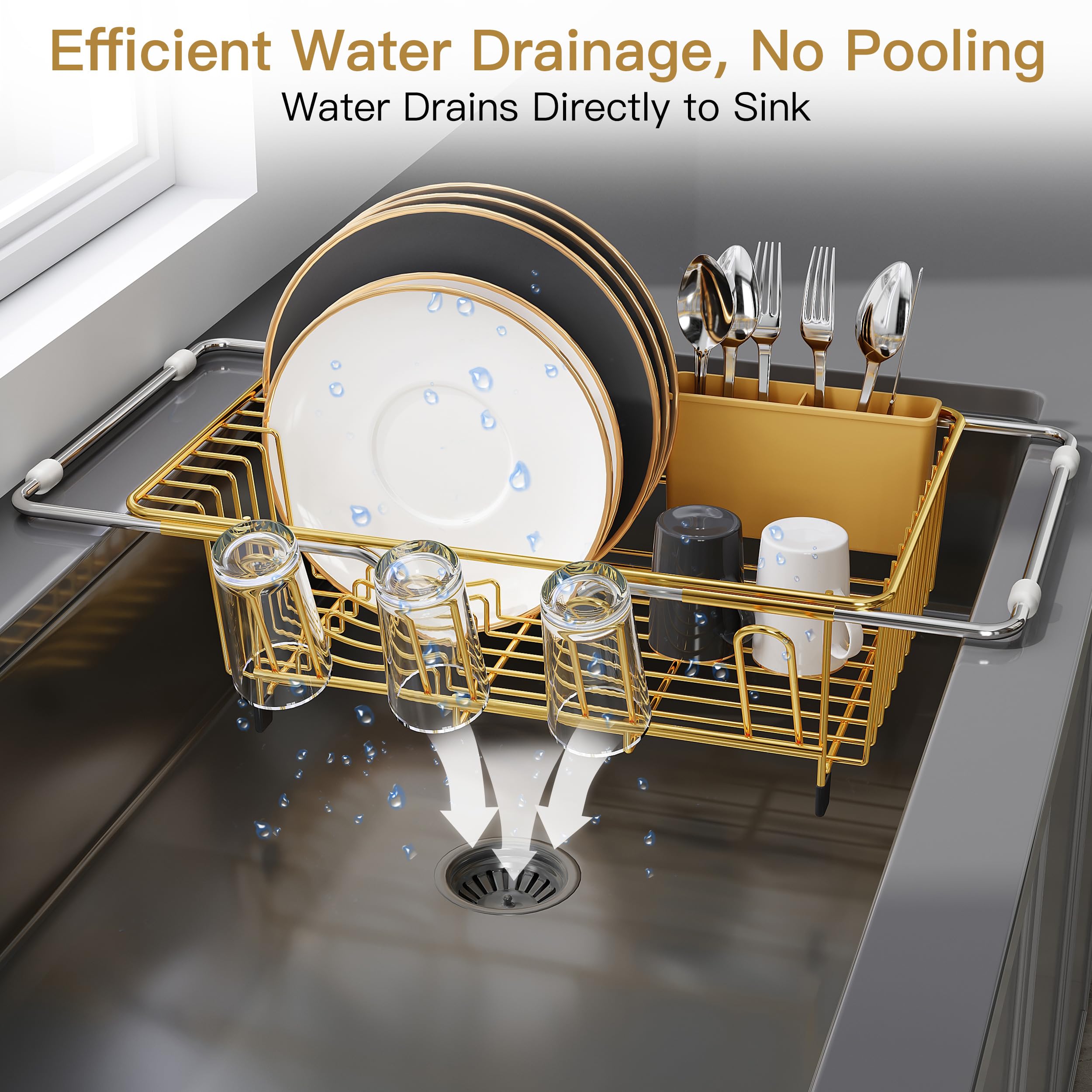 JASIWAY enlarged silicone sleeves protecting sink edges and preventing slips