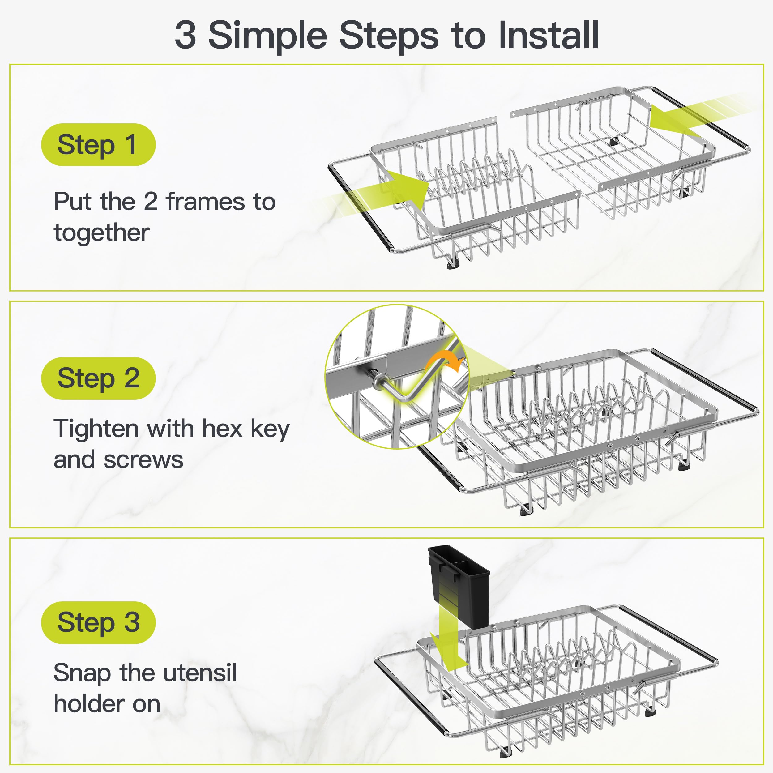 JASIWAY rack holding plates and bowls to show capacity and scale