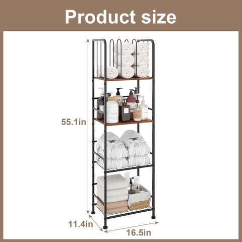 Jautokerdar rack beside towel to show scale and space-saving benefit