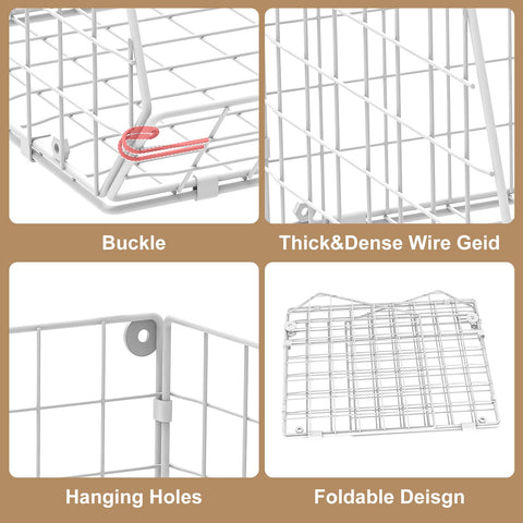 Jautokerdar wire pattern and white finish showing ventilated storage benefit