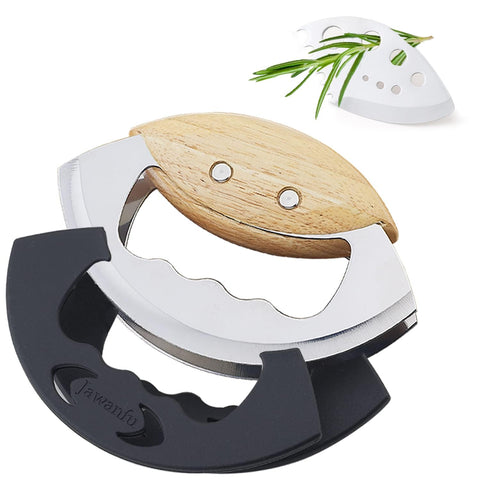 Jawanfu front packaging showing full salad chopper set and benefits