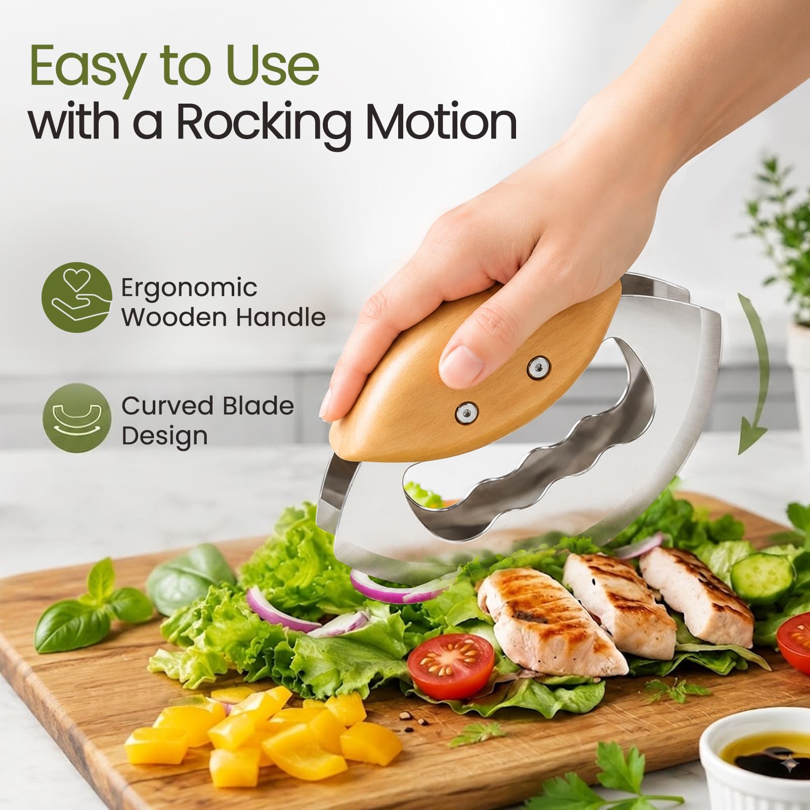 Jawanfu herb stripper holes and semicircles for fast leaf removal