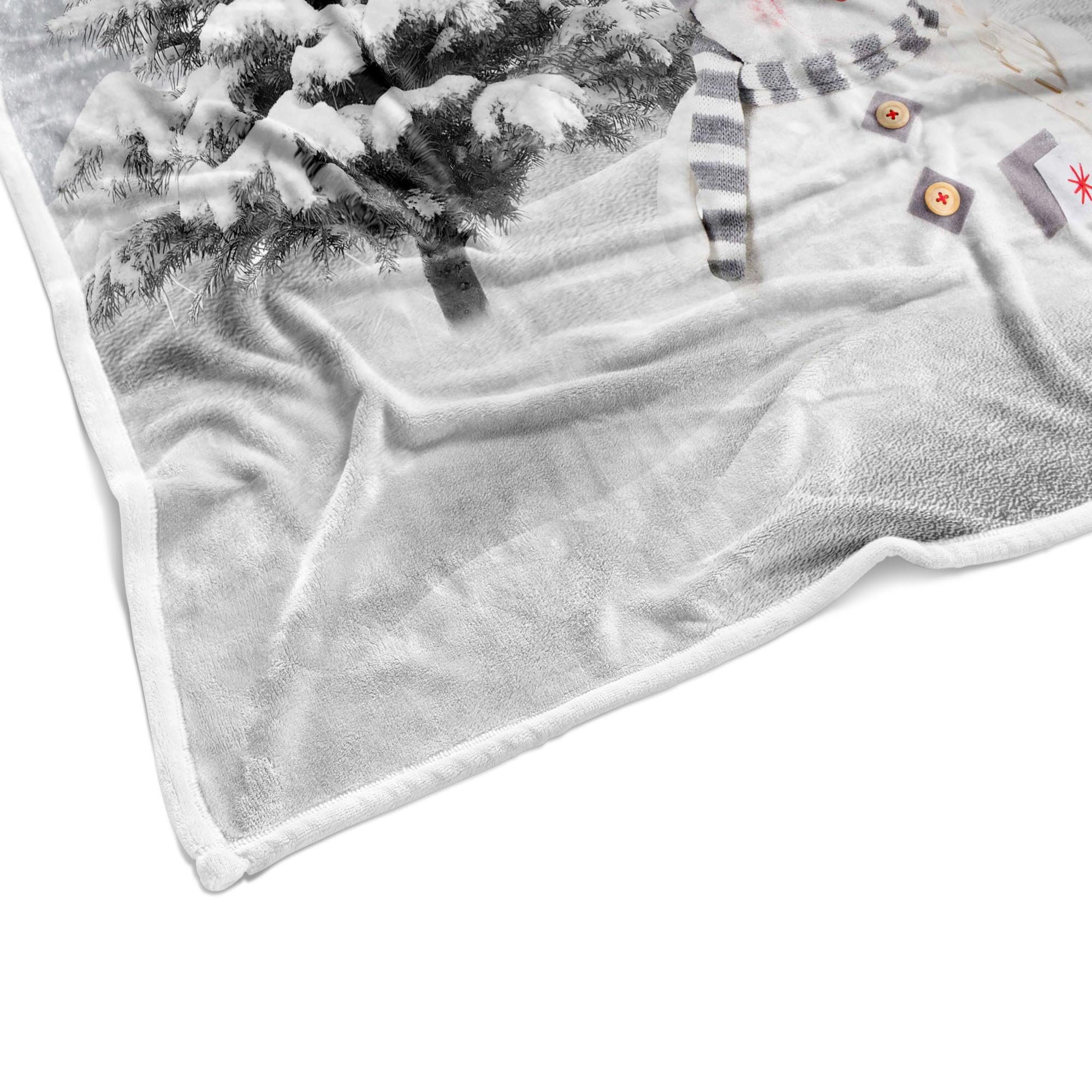 JAWO blanket on chair to show true 50x60 size and easy portability