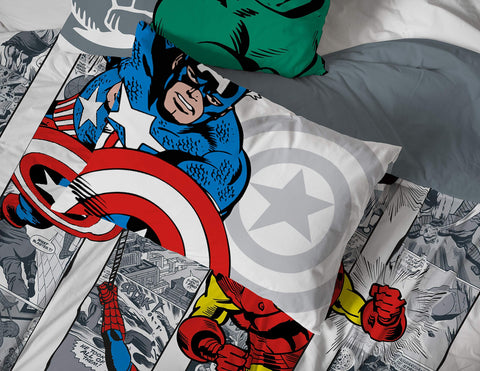 Jay Franco Avengers accent pillows set showing themed accents and decorative pop benefit