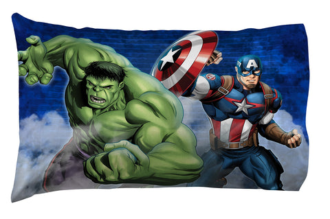 Jay Franco styled bedroom with set creating playful superhero space