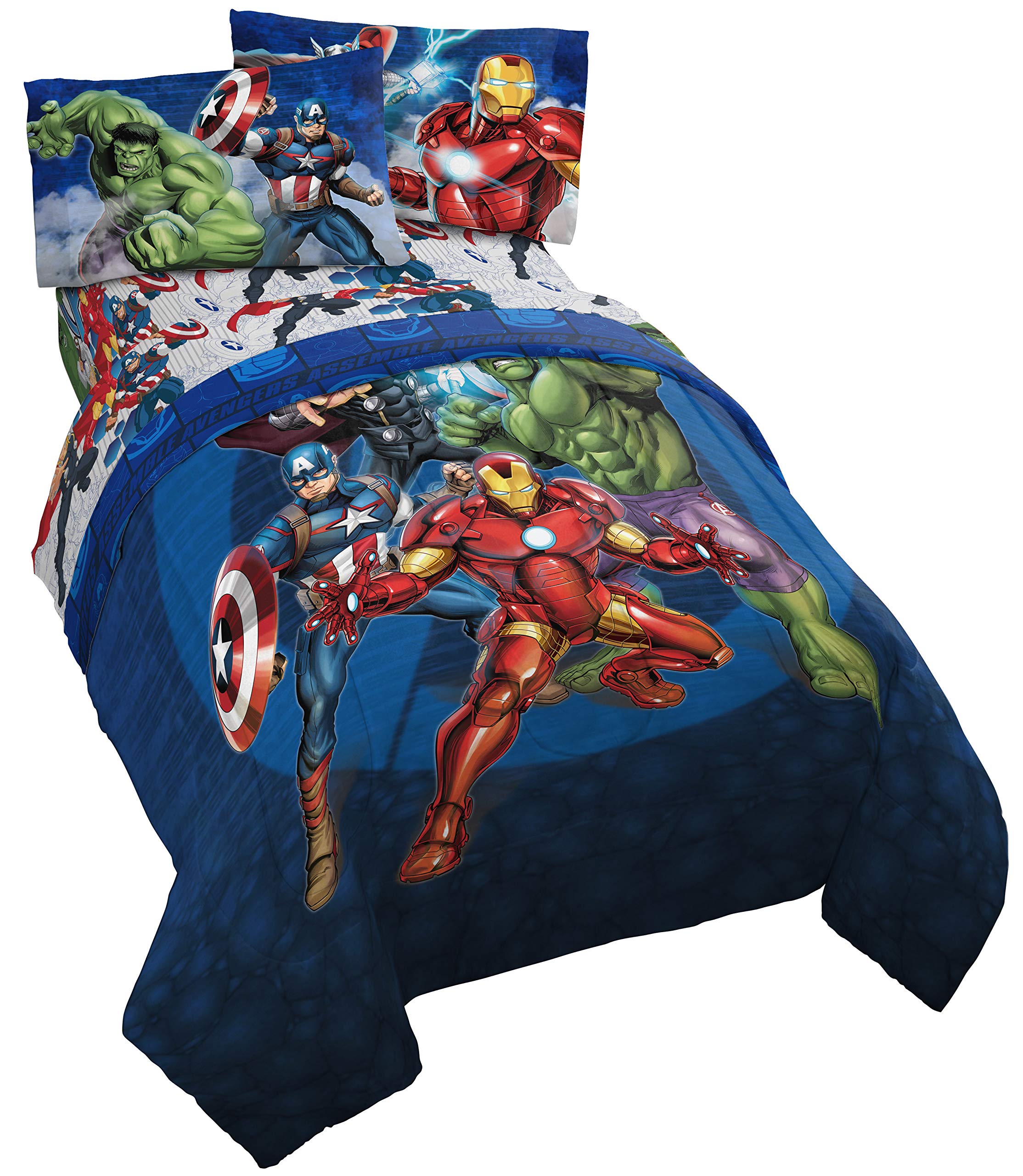 Jay Franco front packaging showing Avengers set and easy gifting
