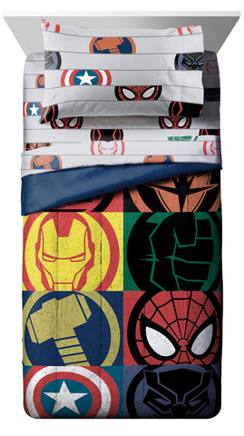 Jay Franco folded flat and fitted sheets ready for easy setup and neat storage