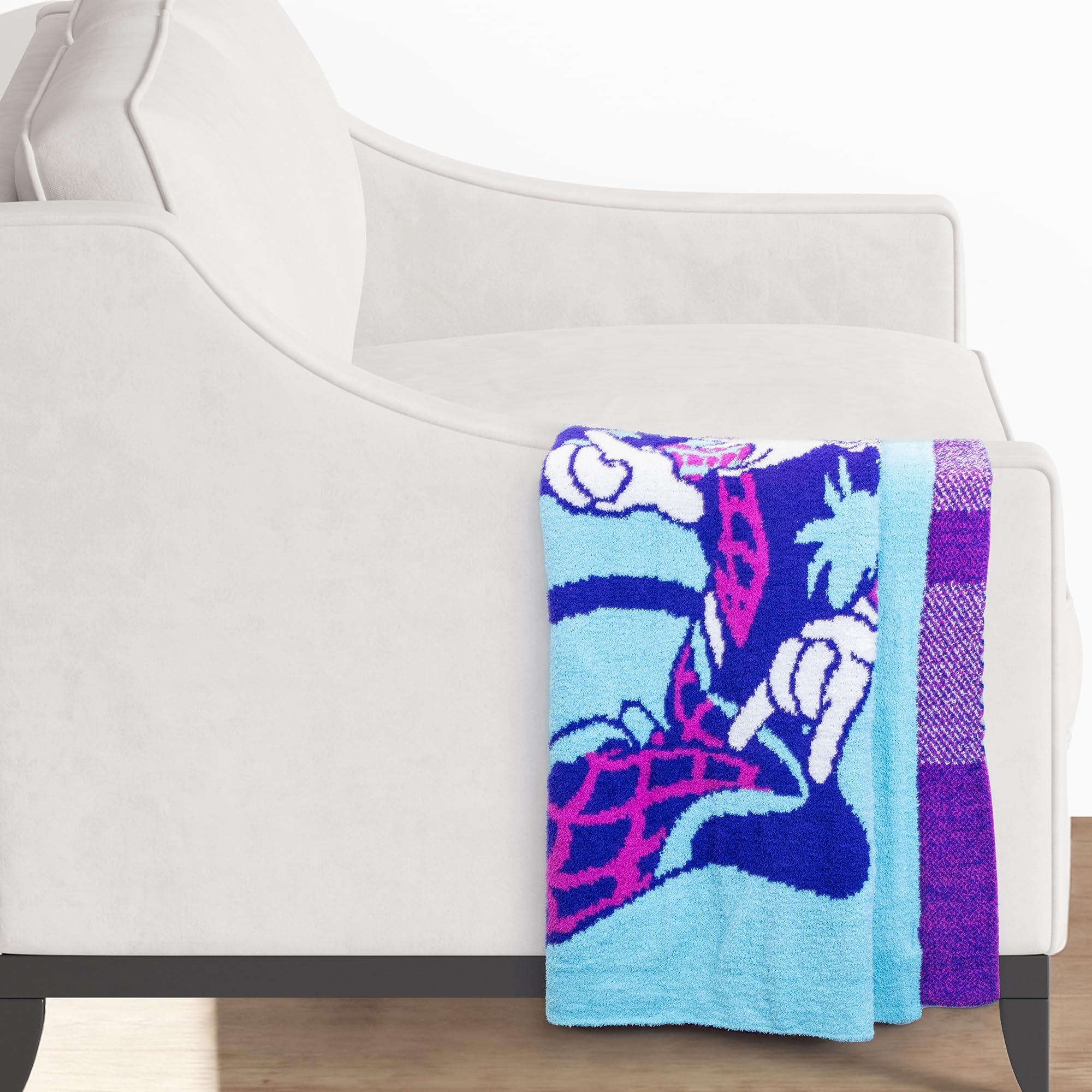 Jay Franco blanket packed in travel bag showing portability and convenience