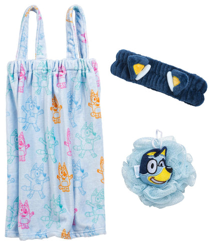 Jay Franco Bluey front packaging showing full spa set and cheerful design for gift-ready appeal