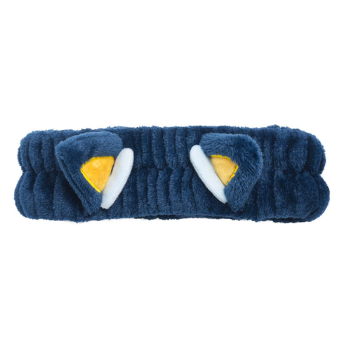 Jay Franco Bluey spa headband stretched to show elasticity and comfortable, secure fit