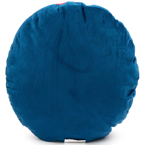 Jay Franco pillow next to ruler showing 16-inch size for easy scale reference