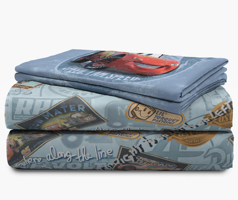Jay Franco styled bedroom with Cars bedding to inspire room design