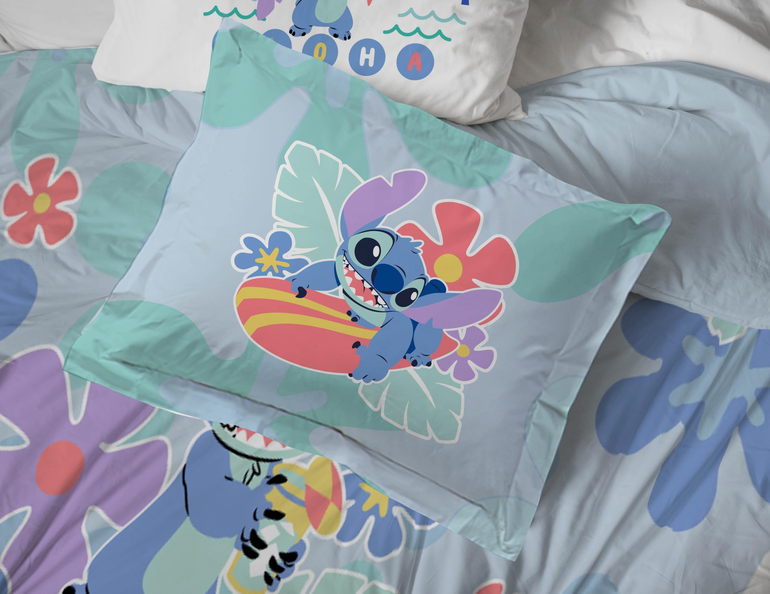 Jay Franco styled bedroom with set in use, joyful decor and playful ambiance