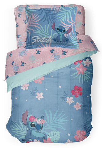 Jay Franco comforter front with Lilo and Stitch, vibrant room-ready design