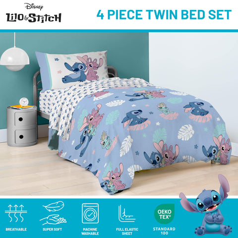 Jay Franco fitted sheet demonstrating 10 inch deep pockets for secure fit