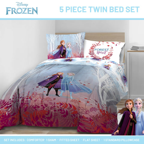 Jay Franco reverse comforter pattern showing alternate Forest Spirit design for versatility
