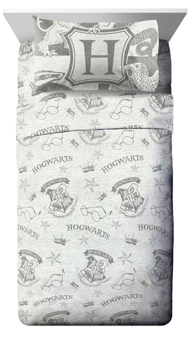 Jay Franco folded sheet set with fitted sheet and pillowcase ready for storage and gifting convenience